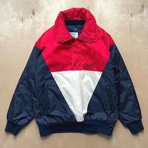 Vintage 90s DiTrani Thinsulate Pullover Jacket in Red White & Blue / Size L